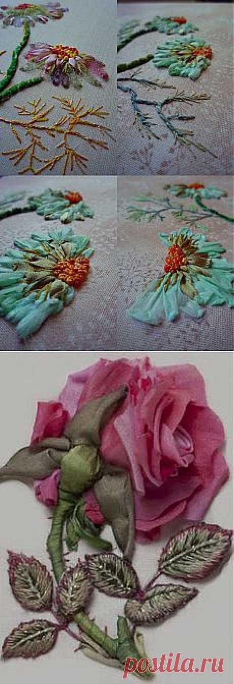 - beautiful embroidery | Ribbon Embroidery