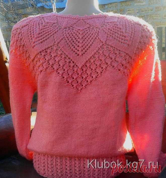Очень красивая мохеровая блуза | Клубок