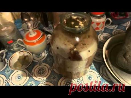 Как засолить сало в рассоле и с чесноком.