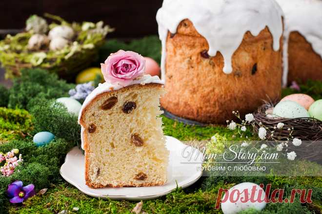 Пасхальный масляный кулич - Сама нежность! Лучший рецепт кулича