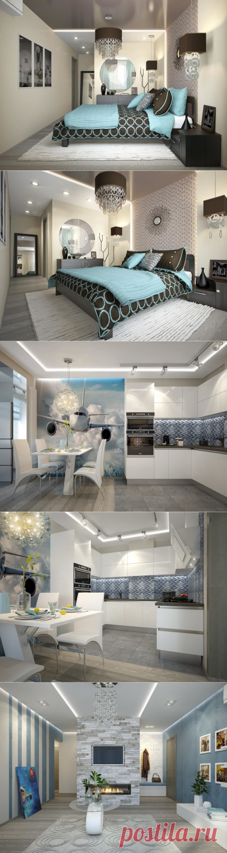 Дизайн большой квартиры в типовом доме: проект в Подольске | Свежие идеи дизайна интерьеров, декора, архитектуры на InMyRoom.ru