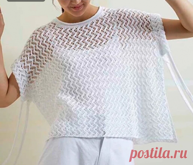 Пончо спицами. Ажурные летние пончо для женщин. | Волшебные спицы | Яндекс Дзен