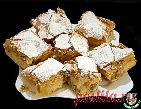 Шарлотка с бананом и мандарином – кулинарный рецепт