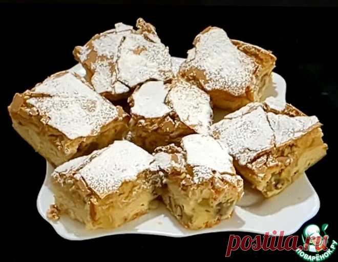 Шарлотка с бананом и мандарином – кулинарный рецепт