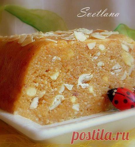 Щербет из конфет Коровка ,печенья и арахиса