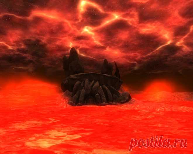 Дымные Своды (The Fume Vaults), пещера в самой северной точке Второго рэндомного мира Обливиона (на карте снизу). В ней четыре даэдра и два мясистых кокона. Если один находится, что называется, в свободном доступе, то со вторым (уровня босс) гораздо сложнее. Чтобы добраться до него, надо спрыгнуть в дыру в полу и пробежаться по раскаленной лаве, а потом еще суметь выбраться обратно. Без консоли (tcl) это мало кому удается...