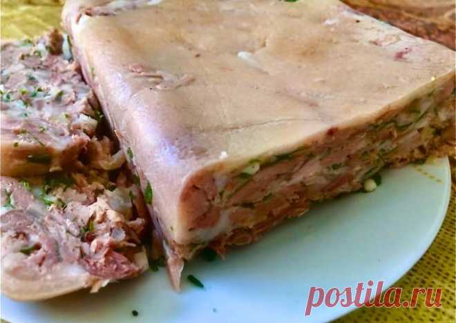 Сальтисон из свиной рульки - пошаговый рецепт с фото. Автор рецепта T H . - Cookpad