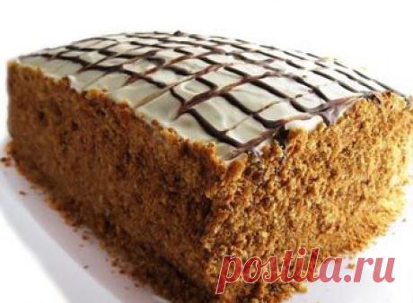 Рецепт медовика со сгущенкой  - Торты   . 1001 ЕДА вкусные рецепты с фото!