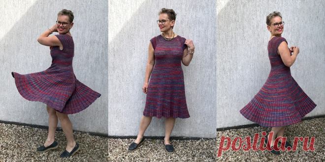 Вязаное платье Simply Ribby Rib - Вяжи.ру