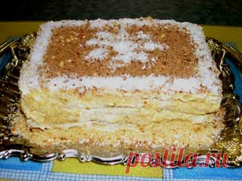 Тортик с кокосом и курагой