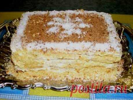 Тортик с кокосом и курагой