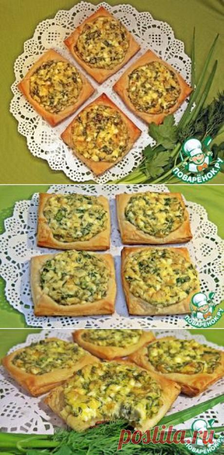 Ленивые пирожки со свежей зеленью - кулинарный рецепт