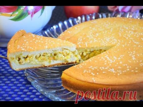 Заливной ПИРОГ с КАБАЧКАМИ и курицей | Страна Мастеров