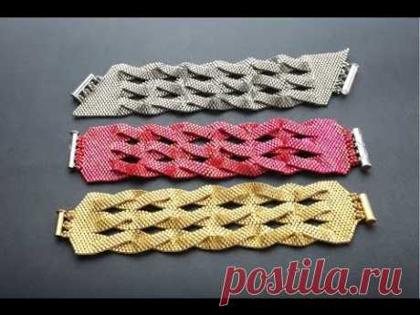 DIY BRAIDED PEYOTE BRACELET - www.perlinebijoux.com