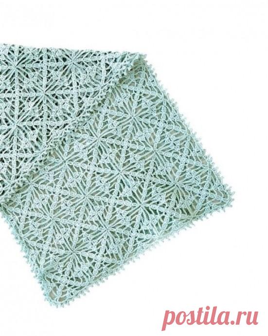 Шарфик, связан крючком