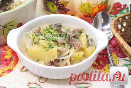 Мясо в горшочке с картошкой «Волшебный горшочек».