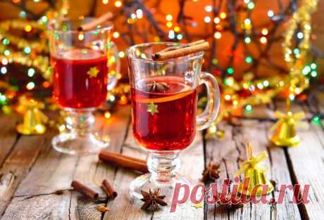 Рождественский пунш с мандаринами и клюквой. Вкусные рецепты