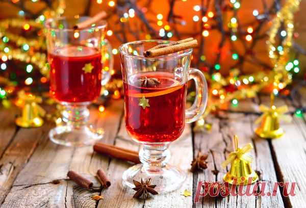 Рождественский пунш с мандаринами и клюквой. Вкусные рецепты