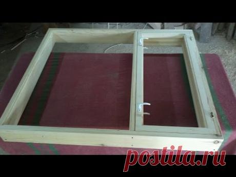 Простое деревянное окно / Simple wooden window