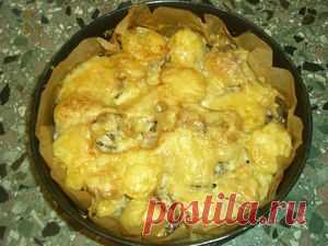 Куриная грудка и картошка в духовке. Рецепт c фото
