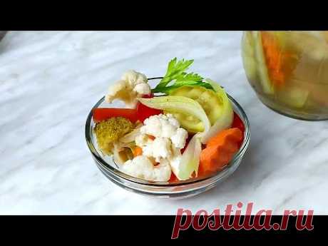 Как приготовить ферментированную "Giardiniera" (итальянские овощи)?