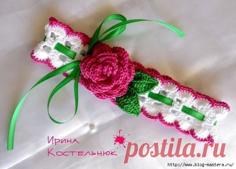 Цветочные пинетки и повязка для малыша крючком!