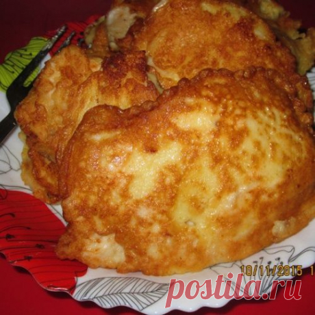 Отбивные в луковом кляре