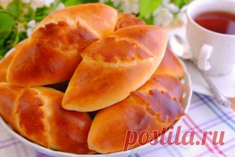 Печеные пирожки с печенью и рубленным яйцом - Простые рецепты Овкусе.ру