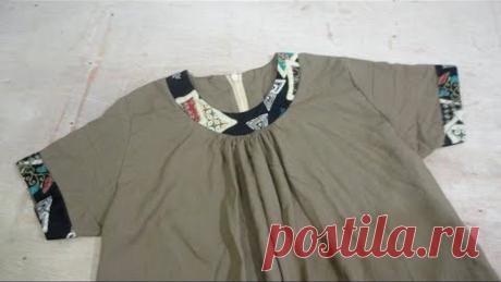 how to sewing a simple blouse model (40)
