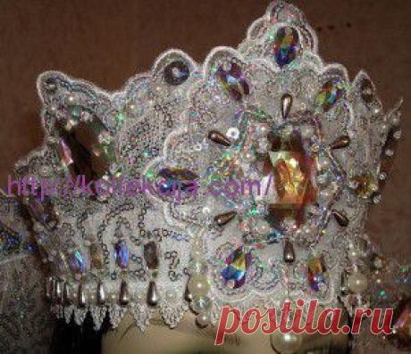 Мастер-класс «Корона Снежной Королевы своими руками». Автор Ольга Брест. | Своими руками — интернет журнал