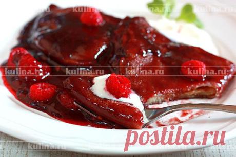 Блинчики в ягодном соусе – рецепт приготовления с фото от Kulina.Ru