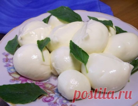 Домашняя моцарелла. Вкуснее магазинной а готовится за пол часа