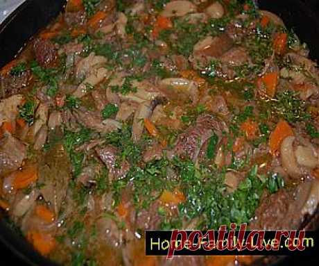 Кулинарные рецепты Перловая каша с мясом и грибами &amp;raquo; Кулинарные рецепты
