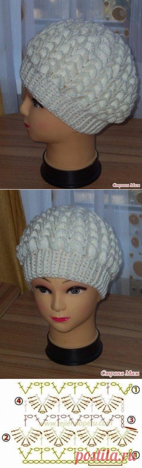 Шапочка из ракушек.