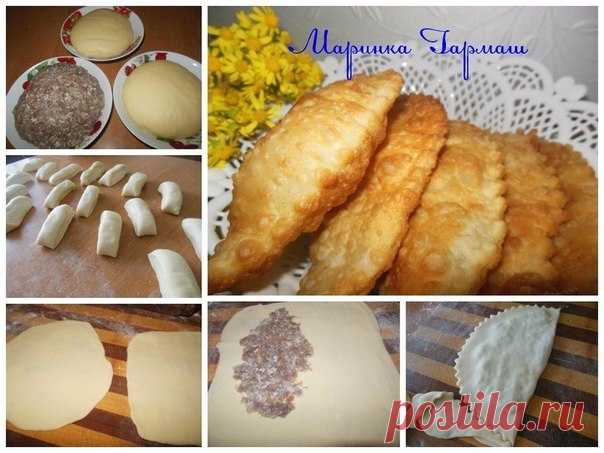 Чебуреки "двойные"- как приготовить | Четыре вкуса