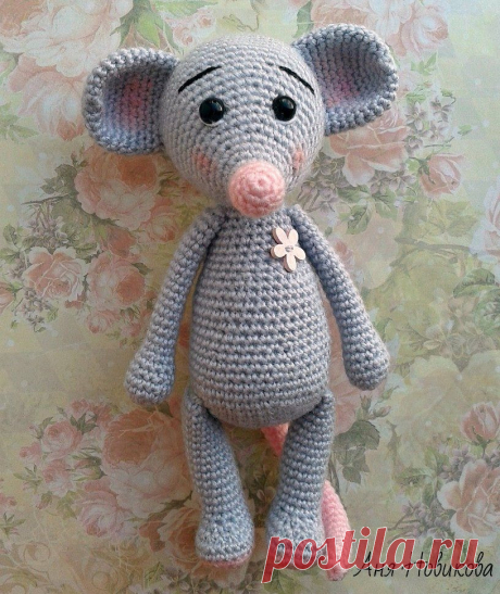 Вязаный мышонок амигуруми | AmiguRoom