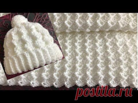 Легкая вязаная шапка / Детская вязаная шапка