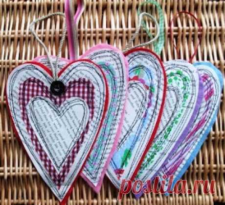 Handmade Harbour: Make a Simple Hanging Heart
