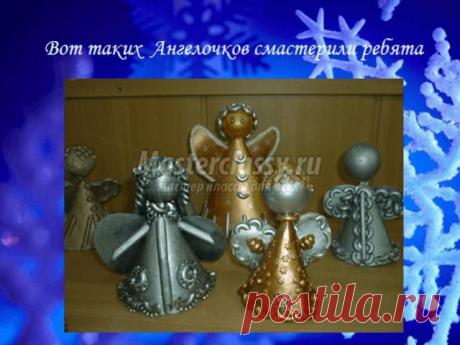 Новогодняя игрушка. Рождественский ангел из макарон. Мастер-класс с пошаговыми фото