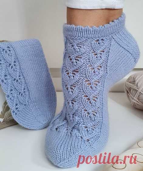 Ажурные носки спицами! 
СХЕМА УЗОРА ...
