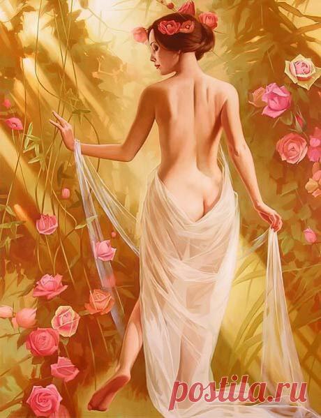 &quot;Пью каждой клеточкой Любовь&quot;... Художник Светлана Валуева