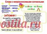 Веселые запоминалки по русскому языку в стихах - часть вторая