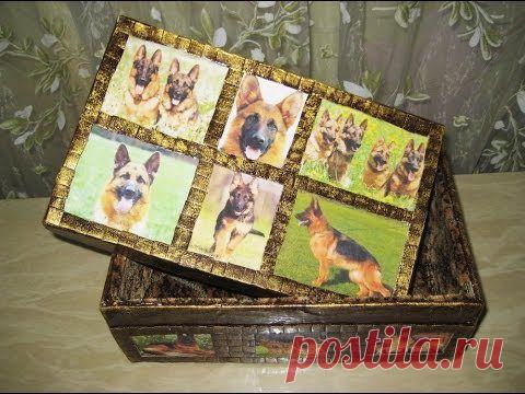 Коробочка с собачками. Мастер-класс / Прочие виды рукоделия / Другие виды рукоделия