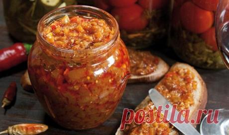 Баклажанная икра на зиму по грузински. – ВСЕ ПРОСТО
