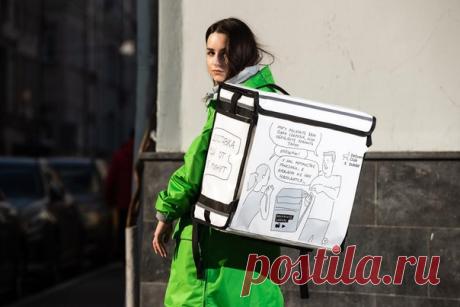 Москвичи, с сегодняшнего дня 9 курьеров Delivery Club будут ходить по центру города со специальными белыми рюкзаками, на каждом из которых нанесен один из 9 кадров моего нового комикса, посвященному заказу курочки из KFC через Delivery Club! Как собрать их всех и прочитать комикс целиком, спросят некоторые из вас? Заказать еду через приложение Delivery Club и скрестить пальцы, чтоб пришел курьер с волшебным рюкзаком. А также конкурс - те, кто выложит в ВК не менее трех фотографий разных…