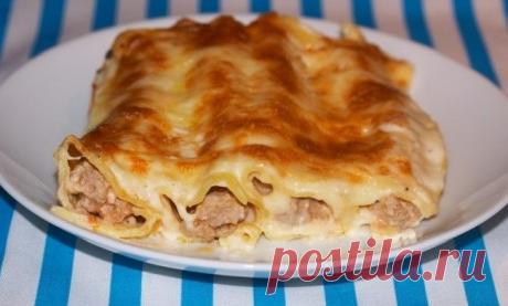 Каннеллони с фаршем под соусом "Бешамель" - Мастерская жизни "Растимул"