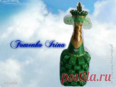 Украшение бутылок | Страна Мастеров