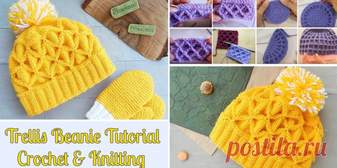 Trellis Beanies – Crochet & Knitting - Design Peak