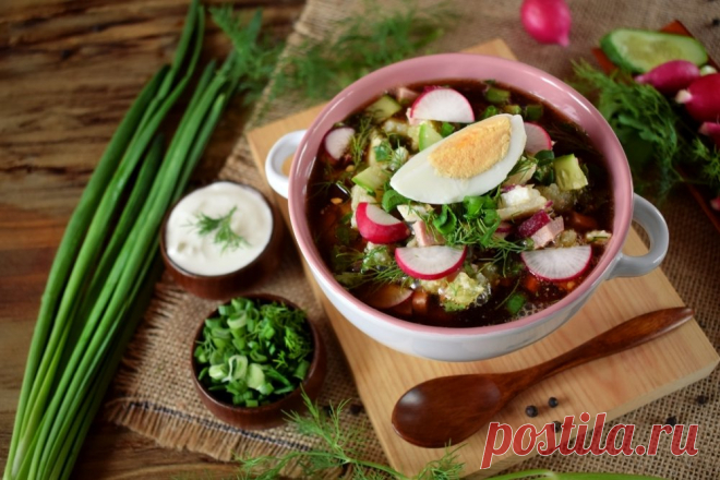 Главные секреты приготовления вкусной окрошки - Статьи на Повар.ру