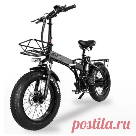 Cmacewheel gw20 48v 15ah 750w 20in folding electric bike 30-45km/h speed 80-100km mileage disc brake electric bicycle e bike Sale - Banggood.com